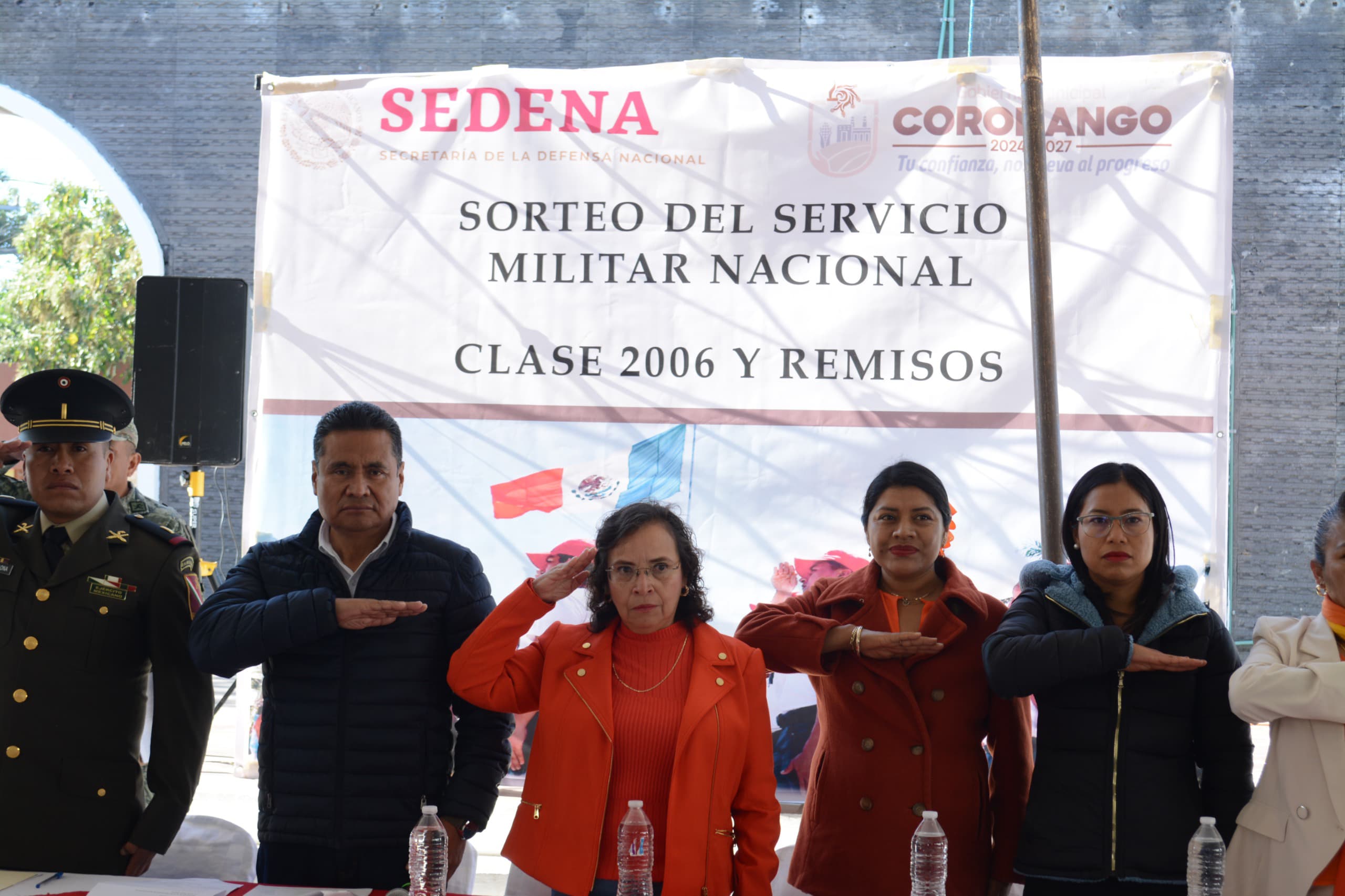 Encabezó edil de Coronango sorteo del SMN