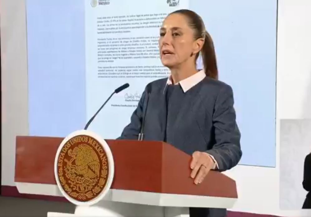 Claudia Sheinbaum responde a Trump sobre aranceles y la migración