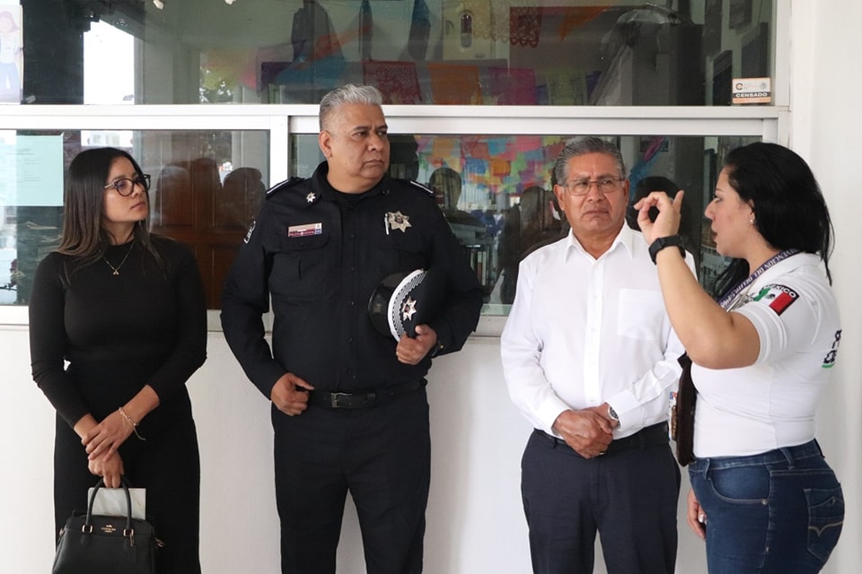 San Pedro Cholula refuerza la seguridad escolar con actividades preventivas