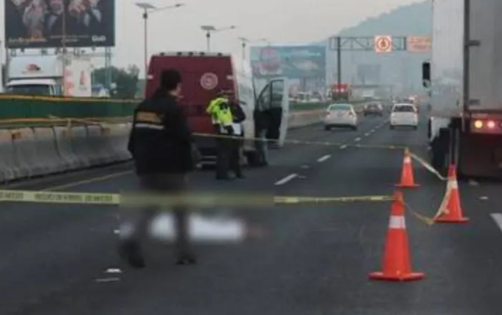 Fatal accidente en la México-Pachuca: hombre muere al cruzar la autopista