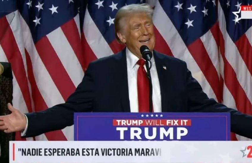Donald Trump gana las elecciones de EU 2024 y celebra su histórica victoria