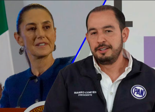 Sheinbaum critica a Marko Cortés y su propuesta de narcoterrorismo: "Ridículo o traidor a la patria"