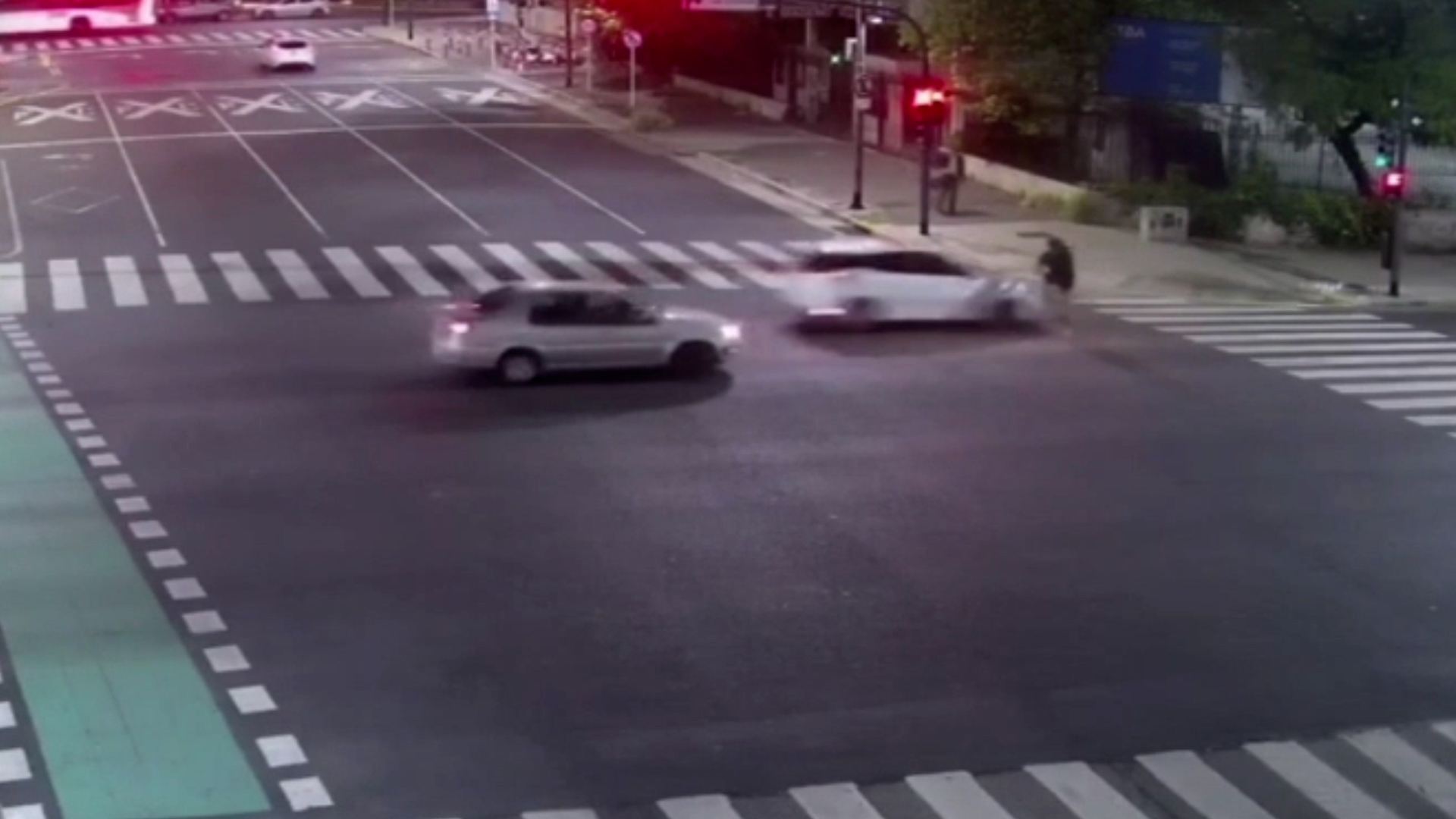 Accidente entre ciclista y automovilista en Argentina: un choque brutal en la madrugada