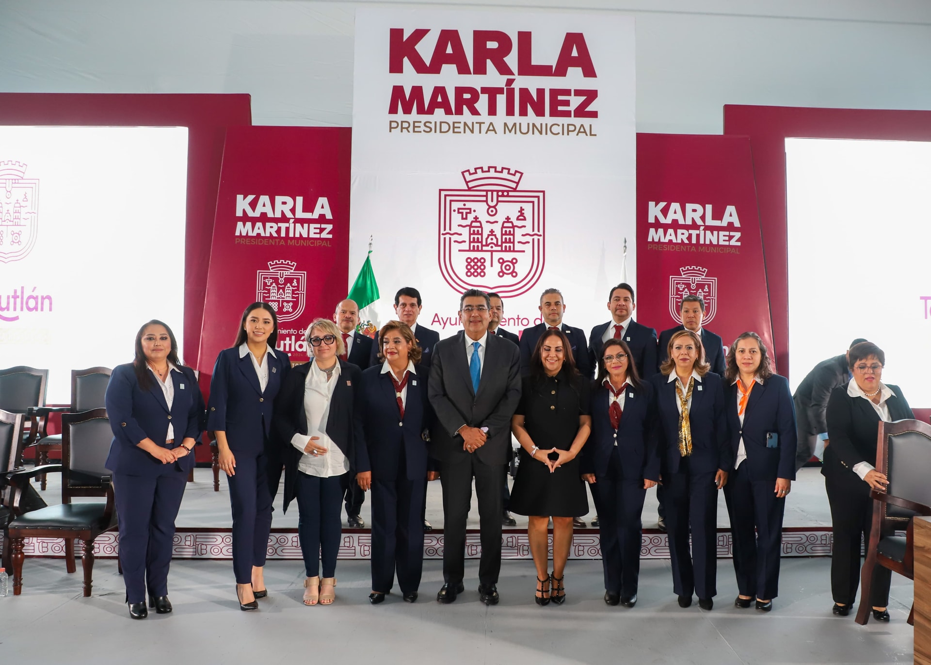 Sergio Salomón destaca seguridad y servicios en toma de protesta de alcaldes