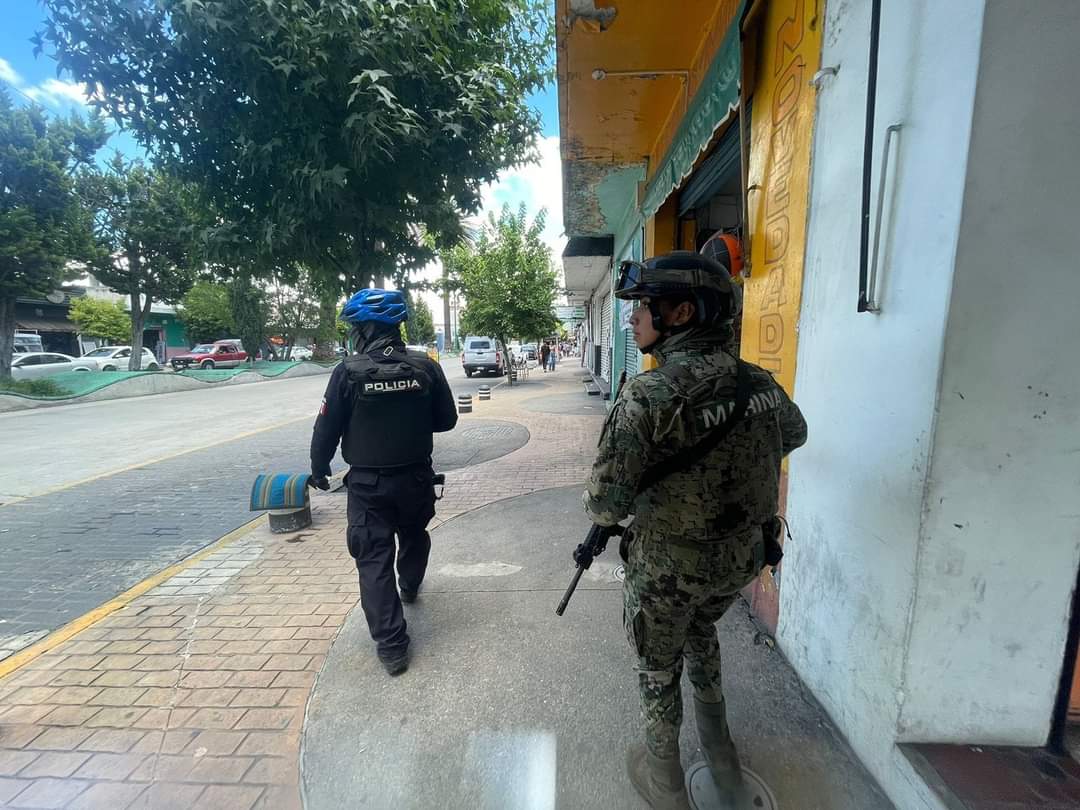 Se inconforman policías de Apizaco por presencia de la Marina