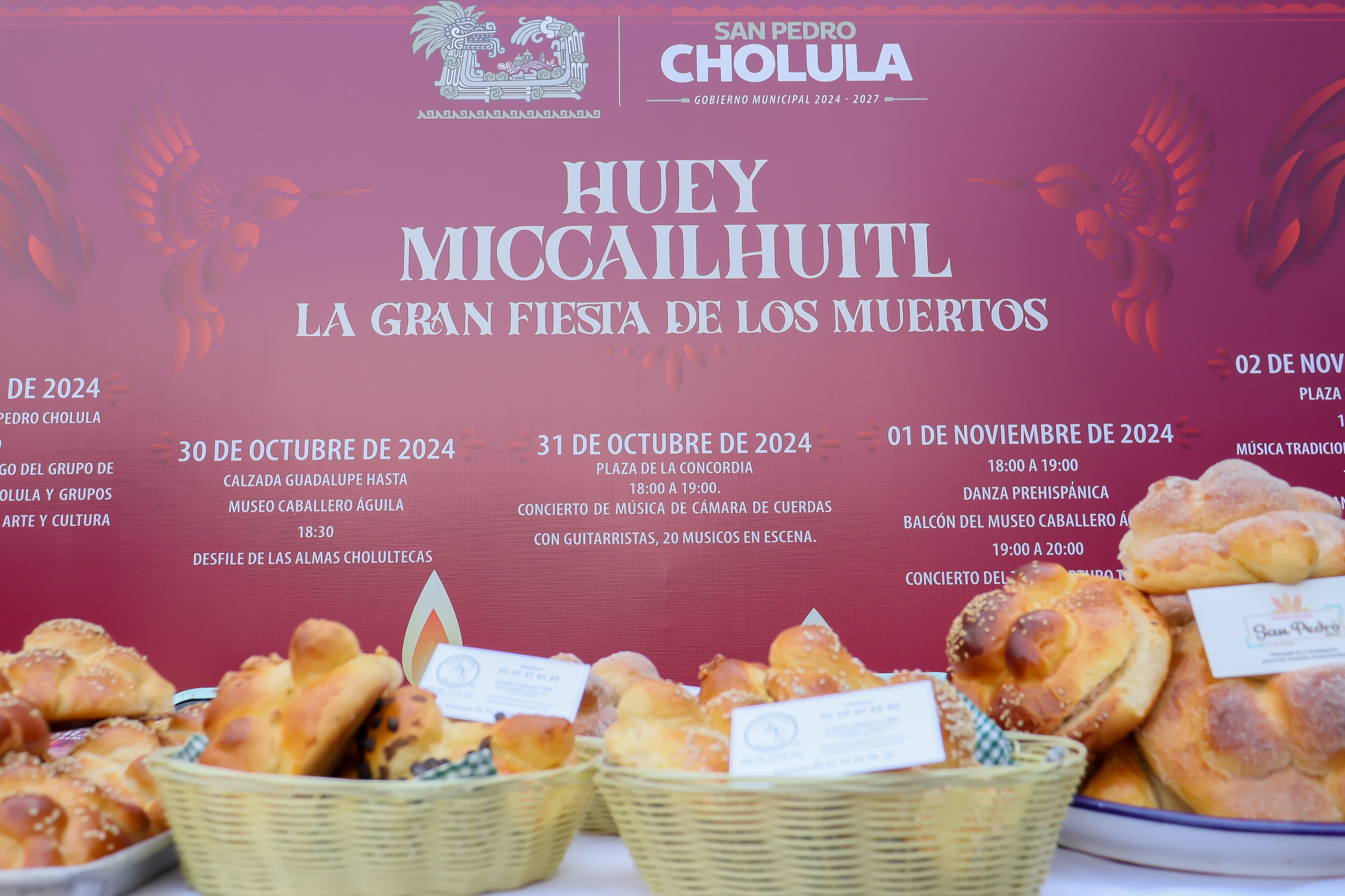 Presenta Ayuntamiento de San Pedro Cholula “Huey Miccailhuitl, la gran fiesta de los muertos”