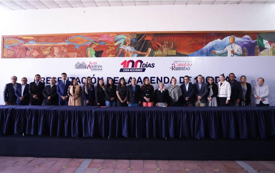 Presentación de la Agenda de los 100 Días de Gobierno: San Andrés Cholula