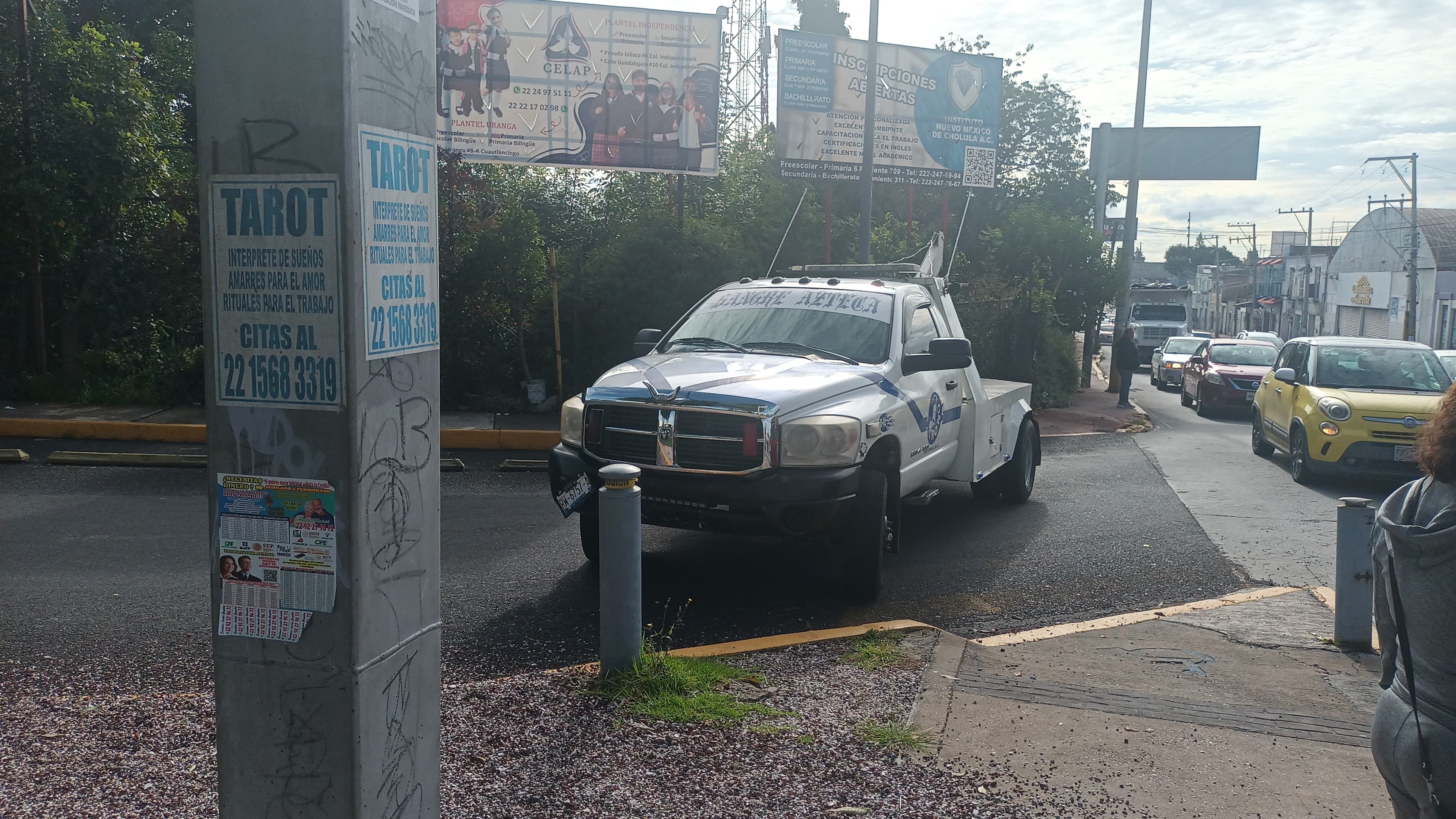  Denuncia Grúas Cronos corrupción en SSC con cierre de principales vialidades en Cholula