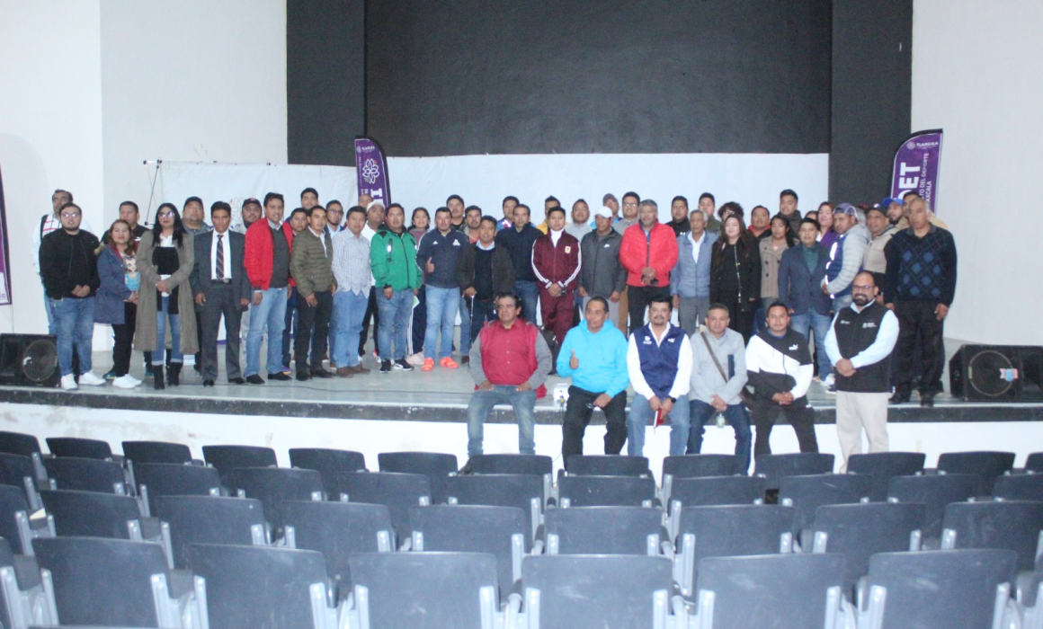IDET y municipios de Tlaxcala impulsan programas deportivos para el bienestar social