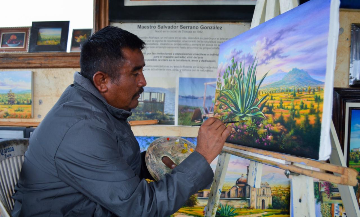 Descubre cómo Salvador Serrano transformó su vida y su arte en Tlaxcala