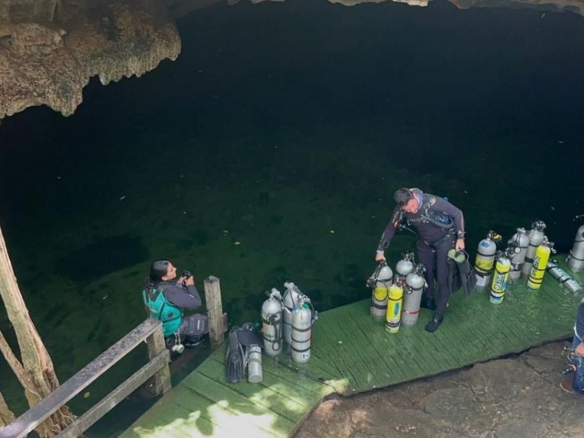 Trágico hallazgo: Buzo argentino pierde la vida en cenote de Yucatán