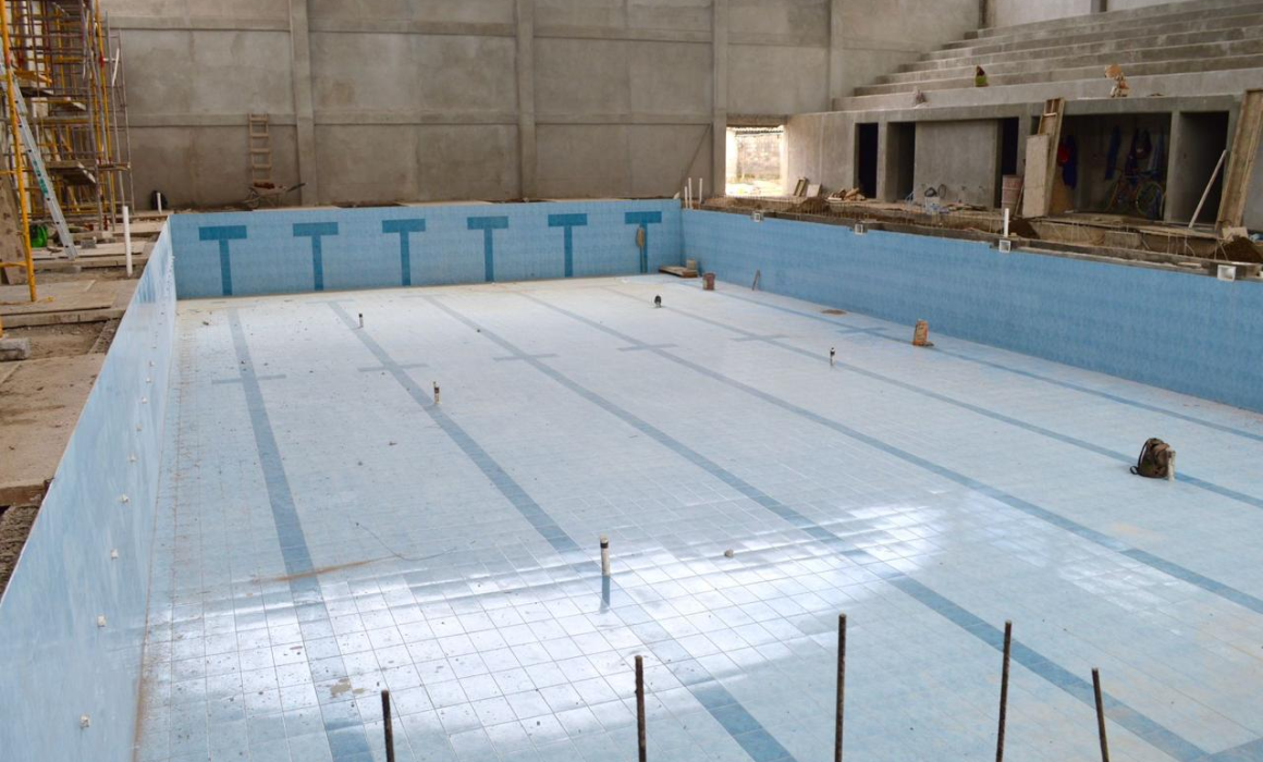 Avanza construcción de polideportivo en el municipio de Contla
