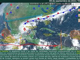 Clima para hoy 10 de septiembre: Tormenta tropical Francine y calor extremo en México
