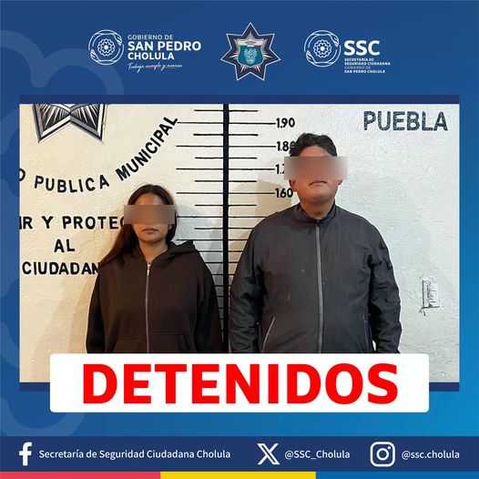 Jóvenes son sorprendidos realizando grafiti en vía pública