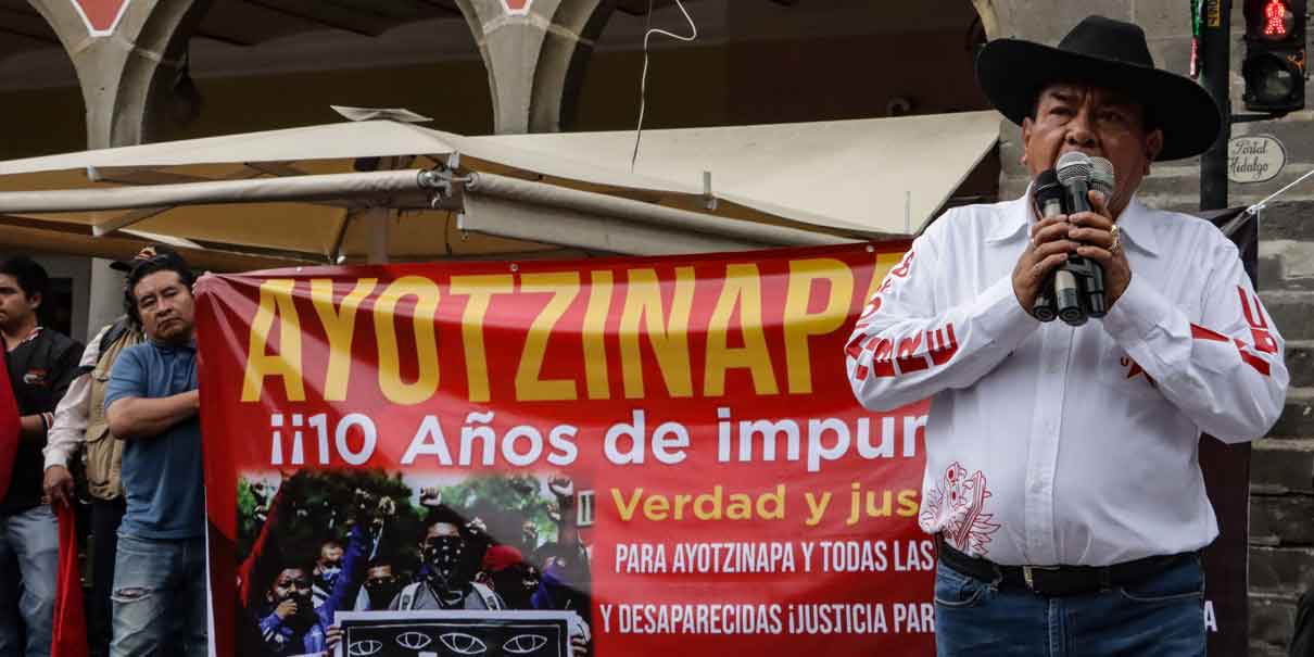 Organización 28 de Octubre se suma a marchas por los 43 normalistas de Ayotzinapa en Puebla