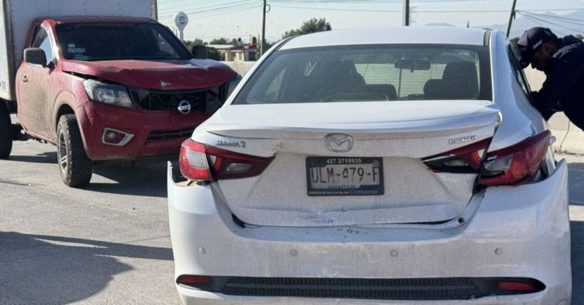 Accidente en la autopista México-Querétaro provoca caos vial sin heridos