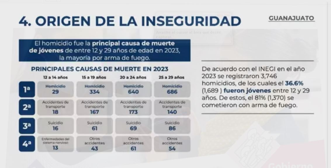 "Inseguridad en Guanajuato: Crimen organizado y violencia siguen al alza en 2024"