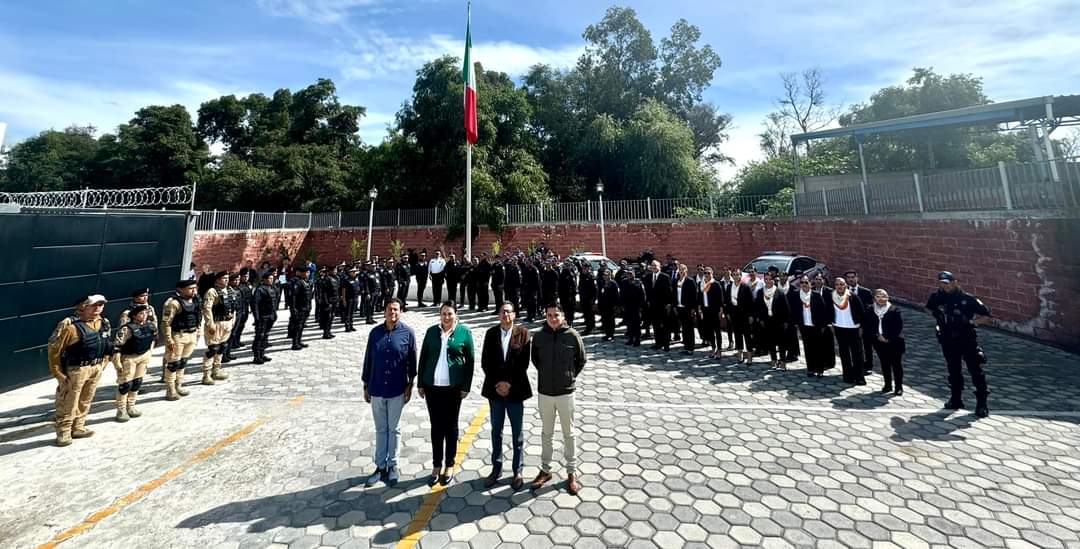 Actuación responsable y honesta pide Blanca Angulo a fuerzas policiales de Chiautempan 