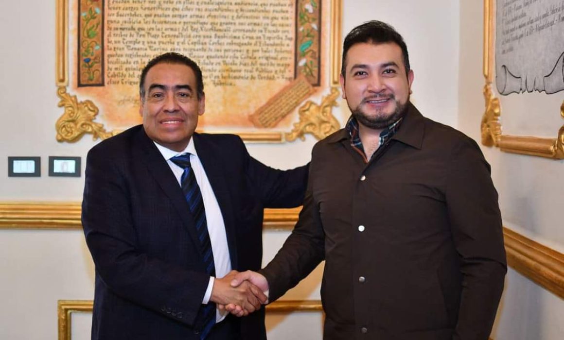 Se reúne Salvador Santos Cedillo con el nuevo rector de la UTT