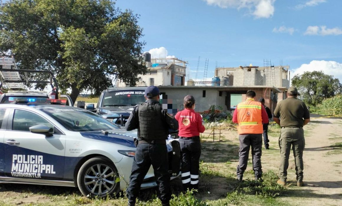 Acordona Policía de Huamantla inmueble donde hallaron 4 personas sin vida