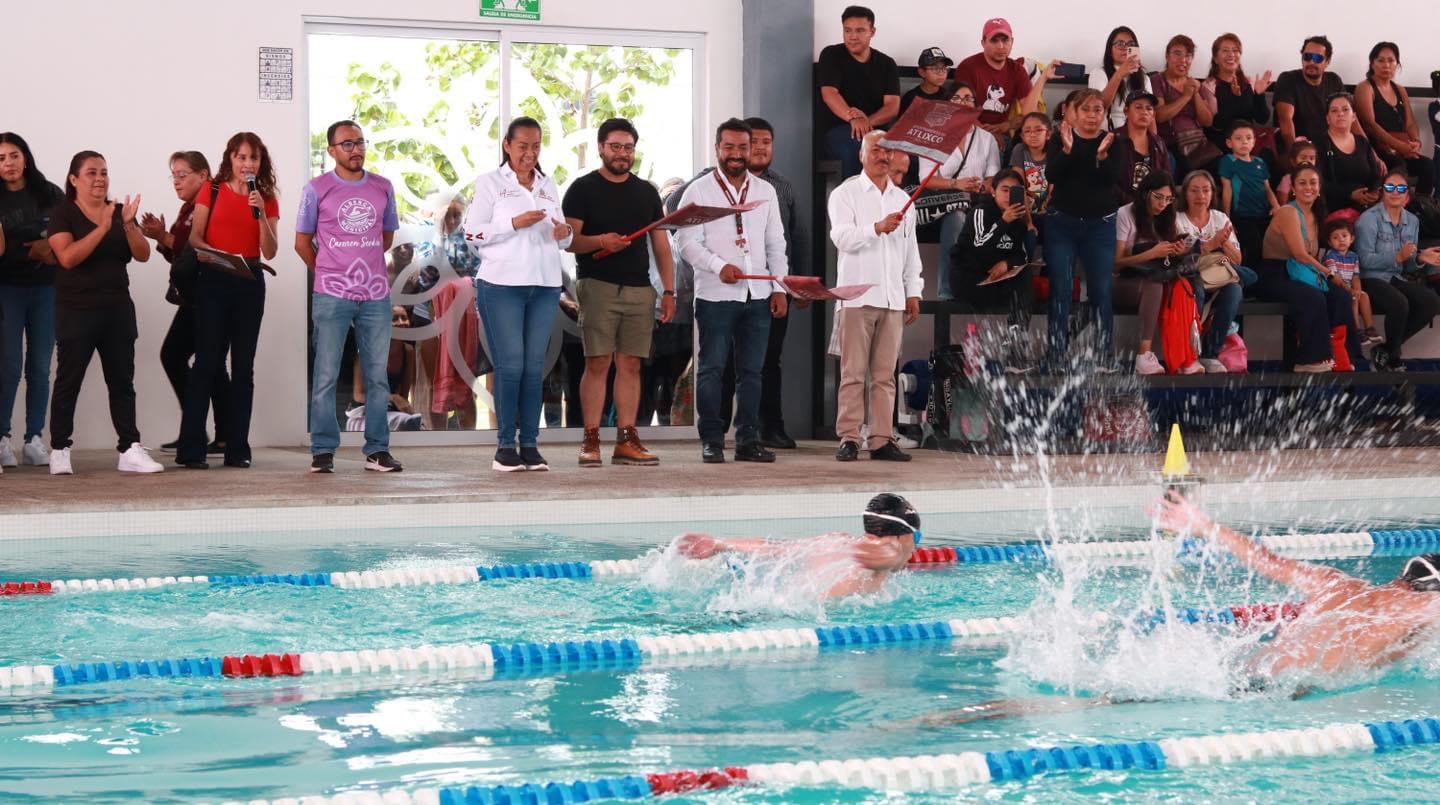 Atlixco celebra con éxito su primera competencia en la alberca semiolímpica