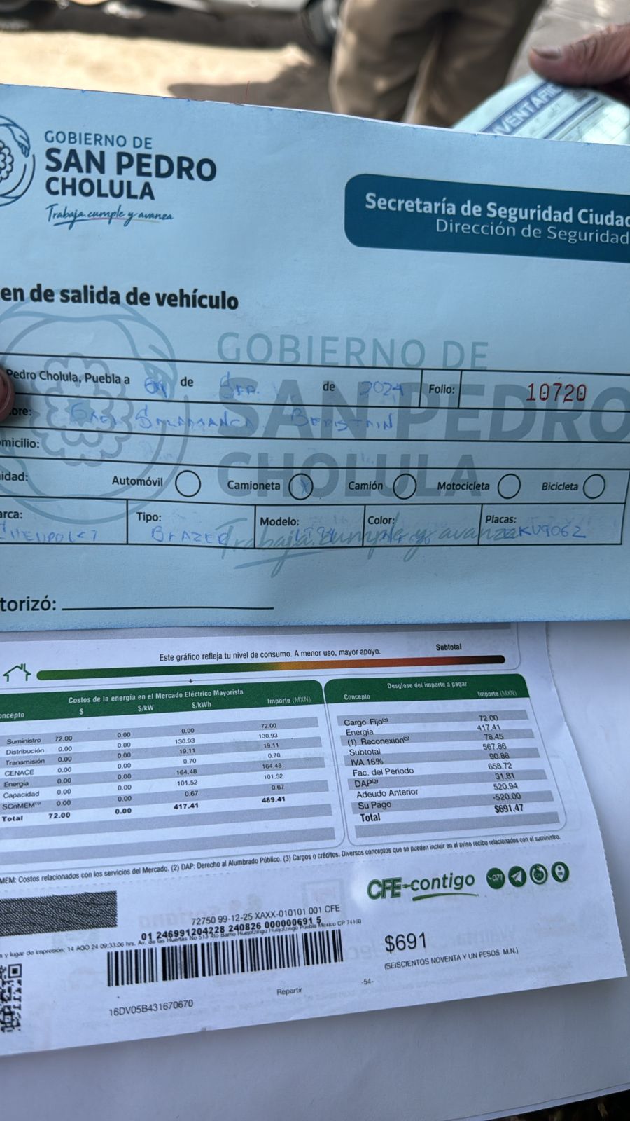 Denuncian nuevamente abuso de precios en servicio de grúas en San Pedro Cholula