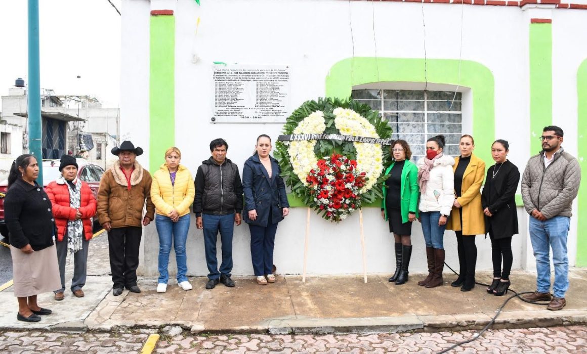 Celebra Huamantla 86 aniversario de la fundación del pueblo de Chapultepec