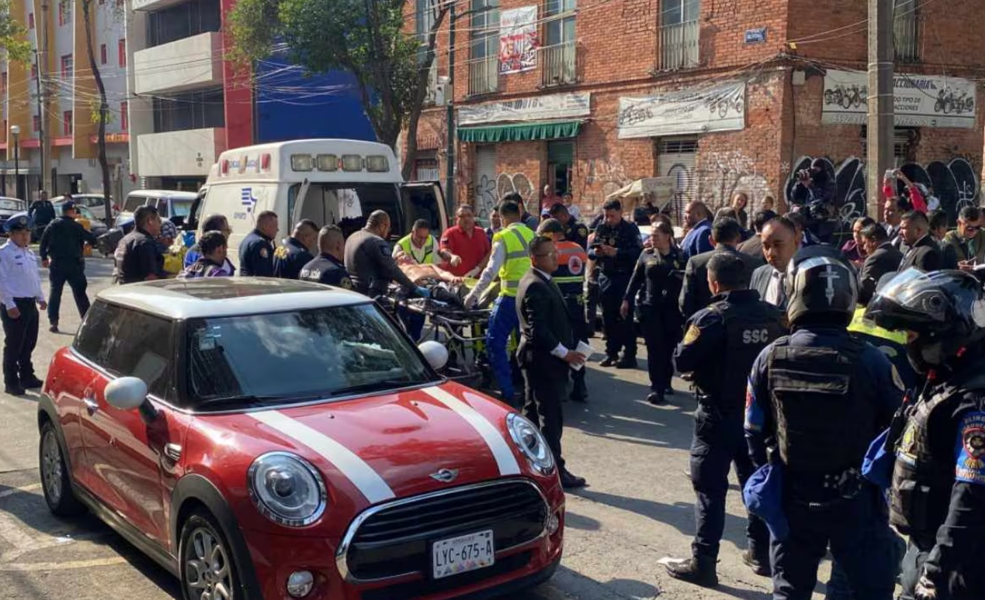 Balean a trabajador del Poder Judicial en la colonia Doctores, CDMX