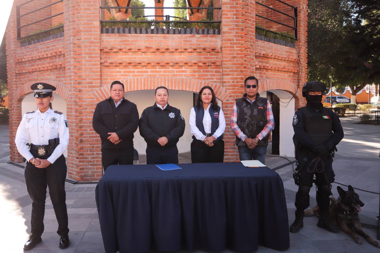 Presentan operativo de seguridad en San Andrés Cholula durante Semana Santa
