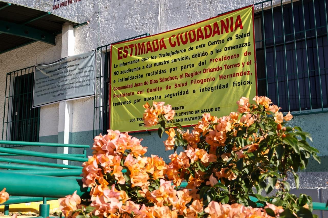 Cierra Centro de Salud en Ixtacuixtla por amenazas al personal