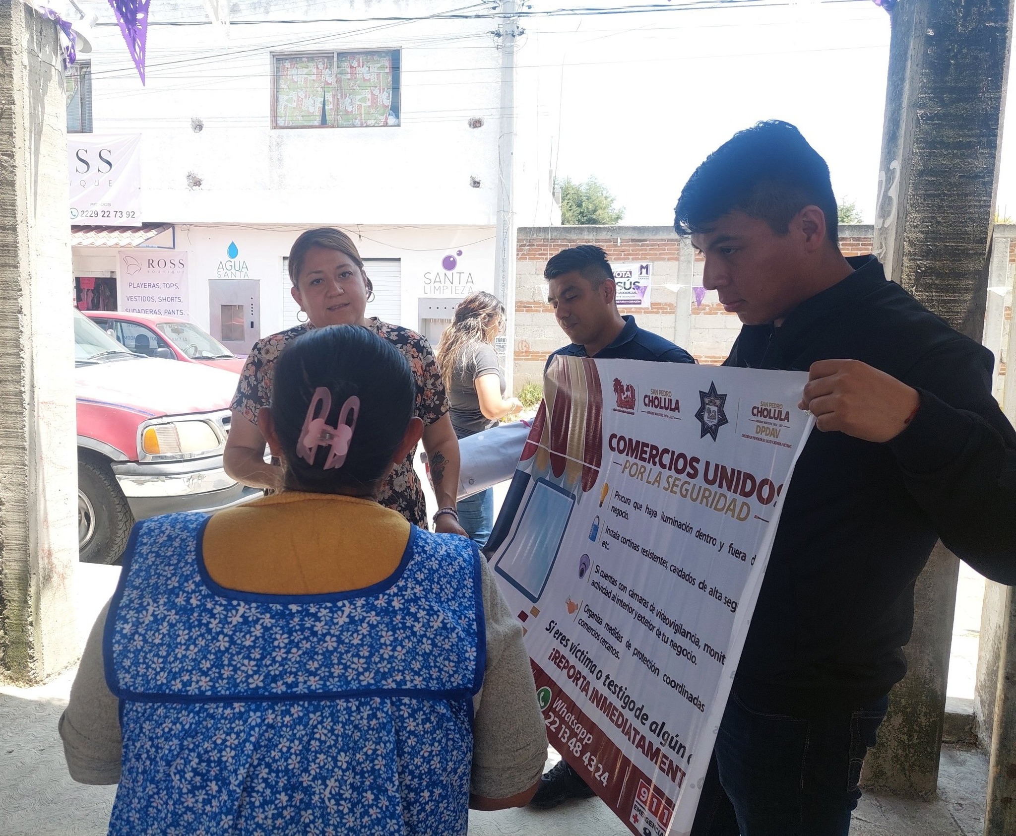 "Comerciantes Unidos por la Seguridad": Activo en Santiago Momoxpan