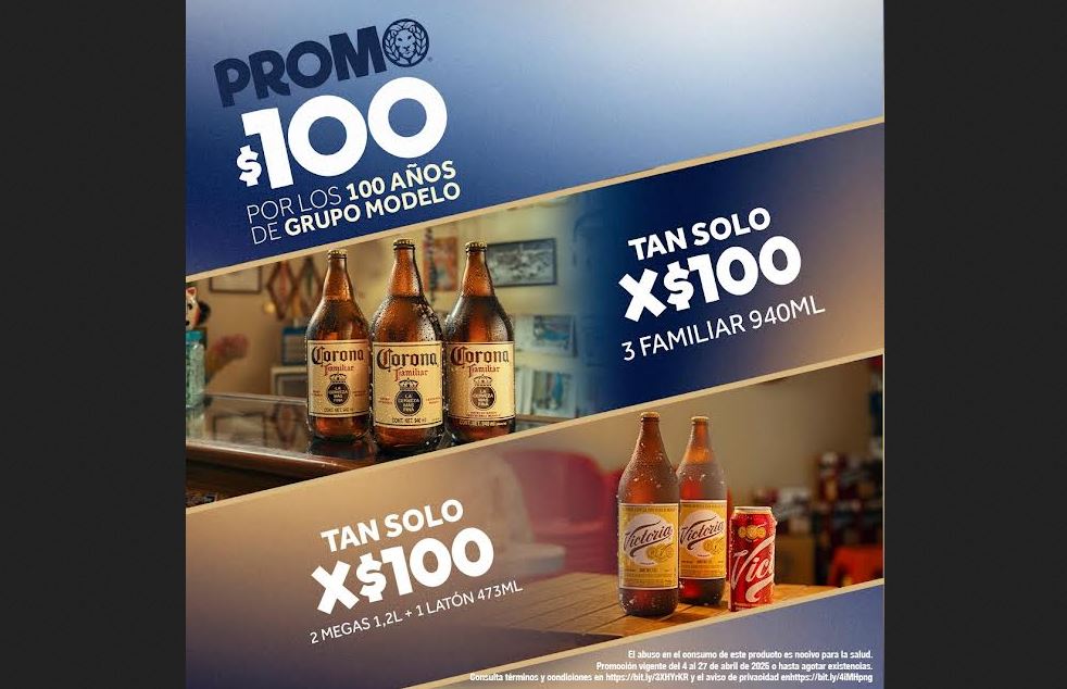 Un siglo junto a México: Grupo Modelo lanza “Promo 100”