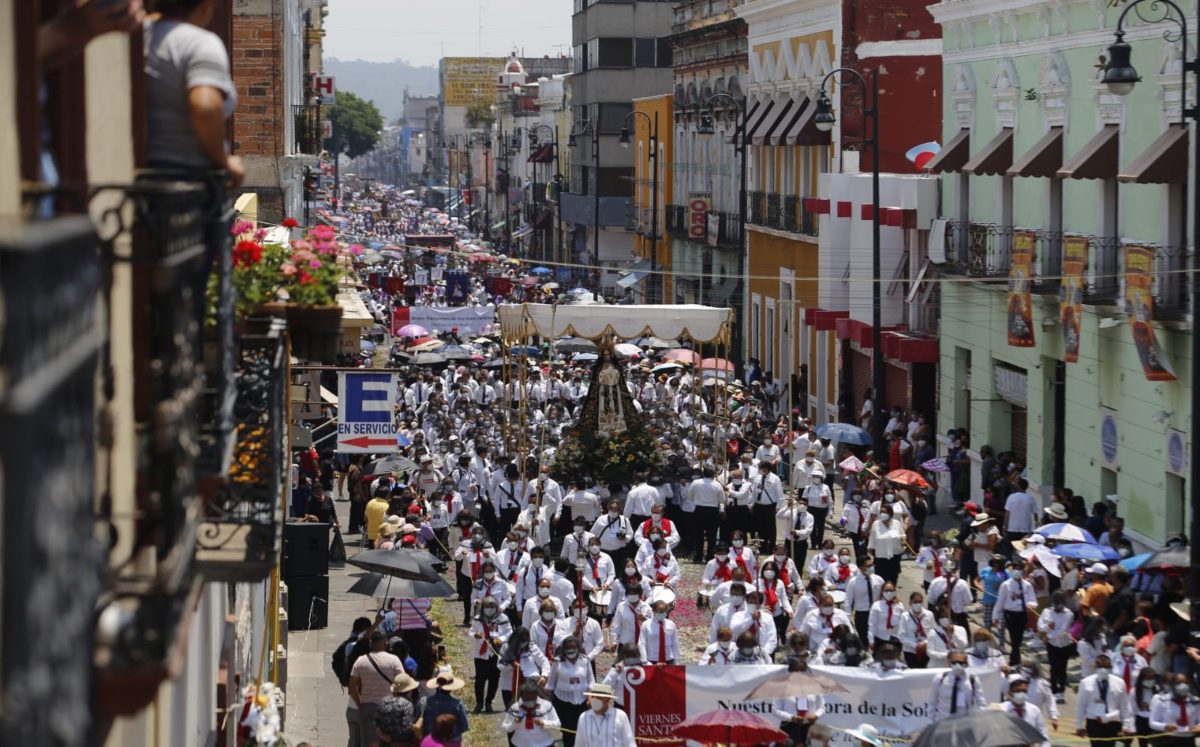Procesión de Viernes Santo en Puebla espera récord de asistencia con más de 160 mil personas