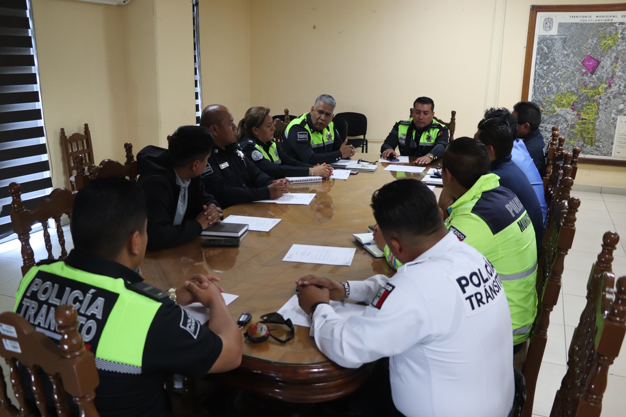 Fortalece San Pedro Cholula coordinación metropolitana en materia de vialidad y seguridad