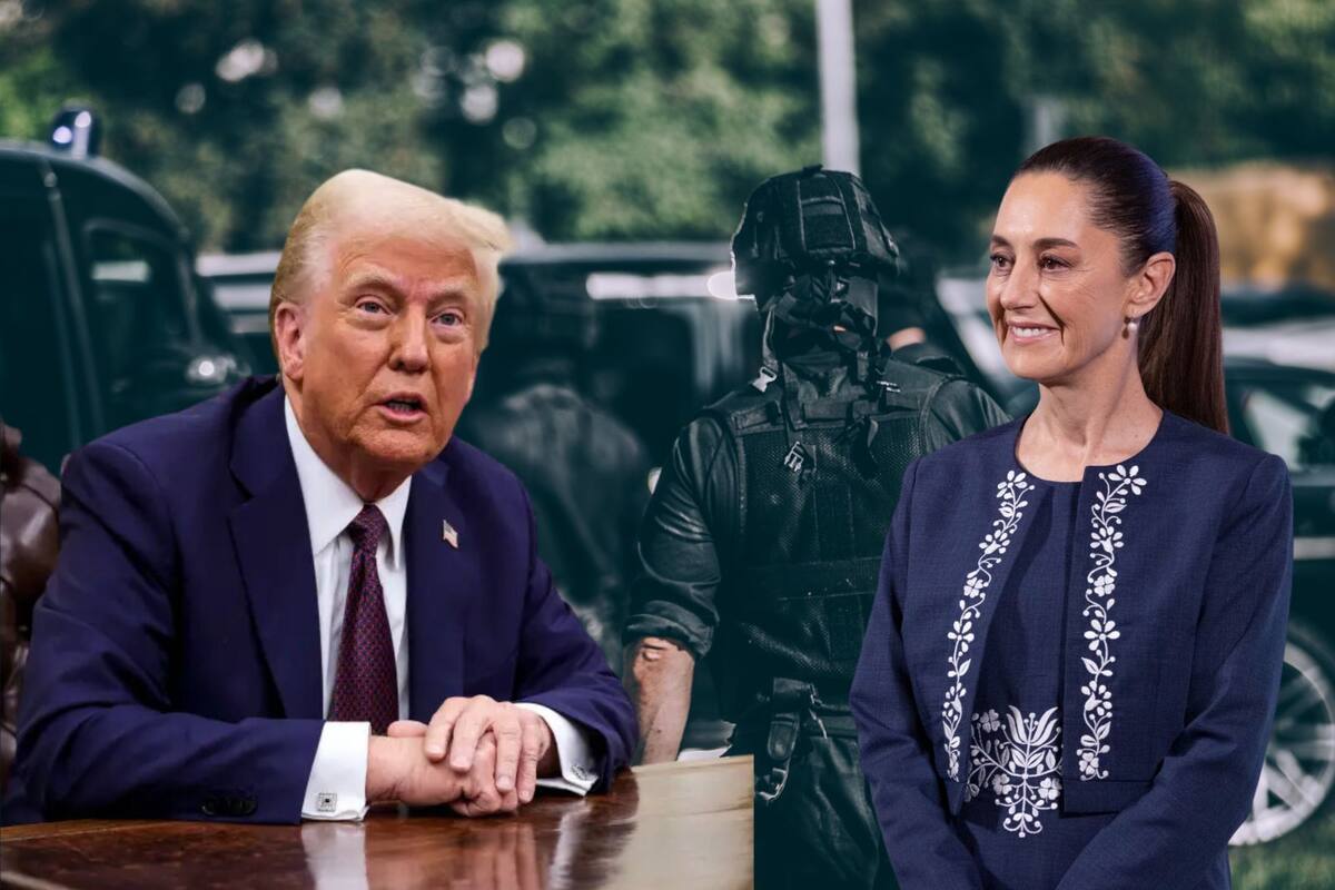 Trump afirma que Sheinbaum necesita apoyo ante control del narco en México