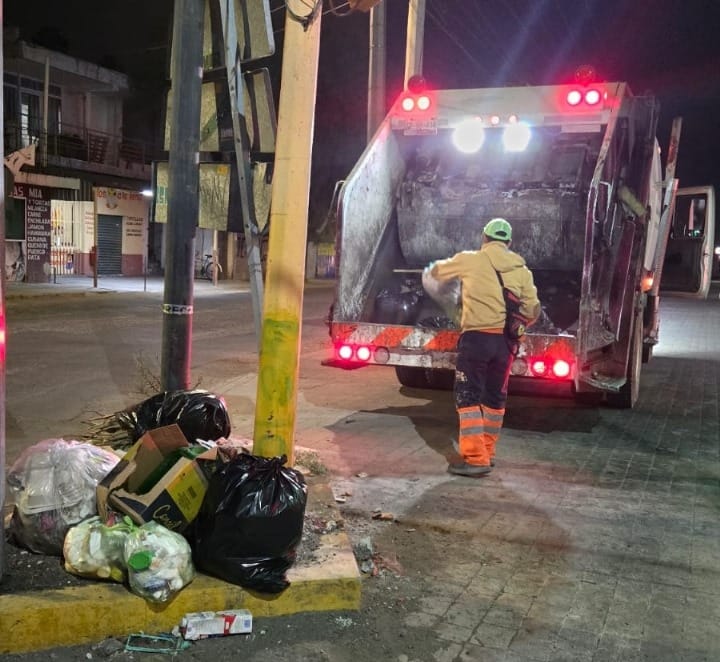 El Servicio de Limpia operará con normalidad durante los días festivos en Cholula