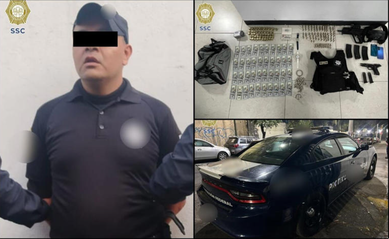 Detienen a supuesto agente de Protección Federal robando casa en CDMX