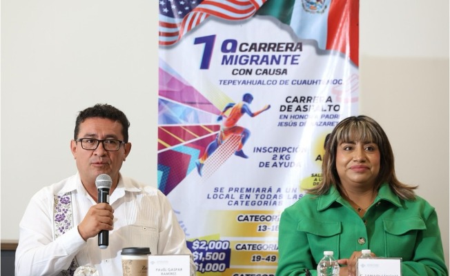 Presenta Congreso de Puebla primera Carrera Migrante con causa 