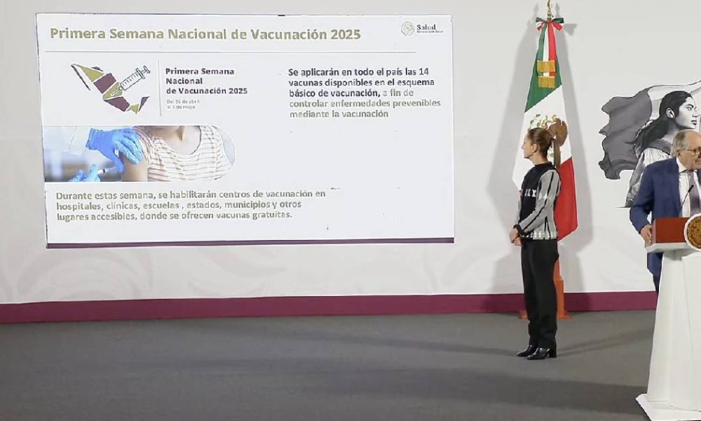 Anuncian la Primera Semana Nacional de Vacunación 2025: ¡Vacúnate y protege tu salud!