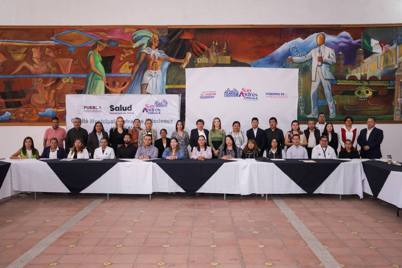 Instalan en San Andrés Cholula Comité Municipal Contra las Adicciones