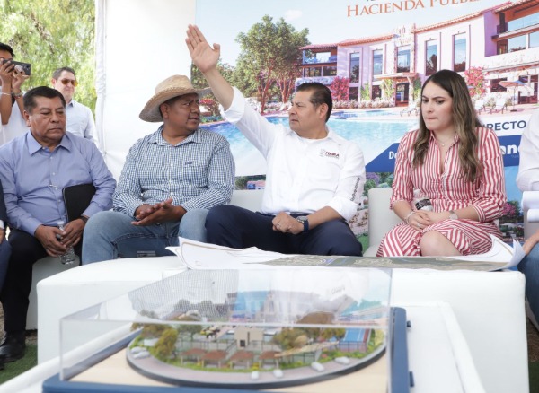 Ciudad Maderas dona a gobierno de Puebla terreno de 6.5 hectáreas para viviendas de policías