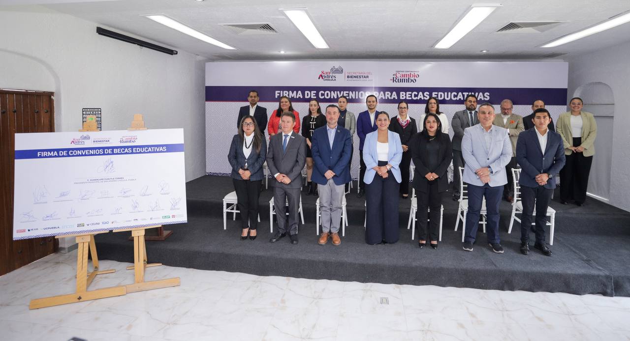 San Andrés Cholula y universidades establecen alianza educativa en beneficio de la juventud