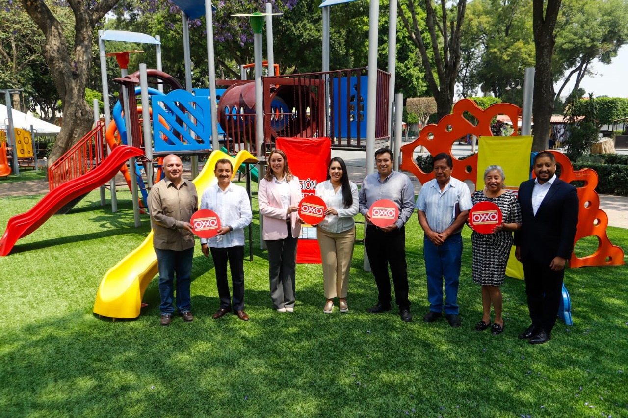 Renuevan el Parque de la Niñez Cholulteca: un espacio digno para las infancias