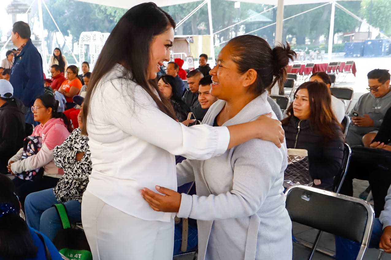 Tonantzin Fernández reafirma su compromiso con Cholula en la 6ª Jornada de Atención