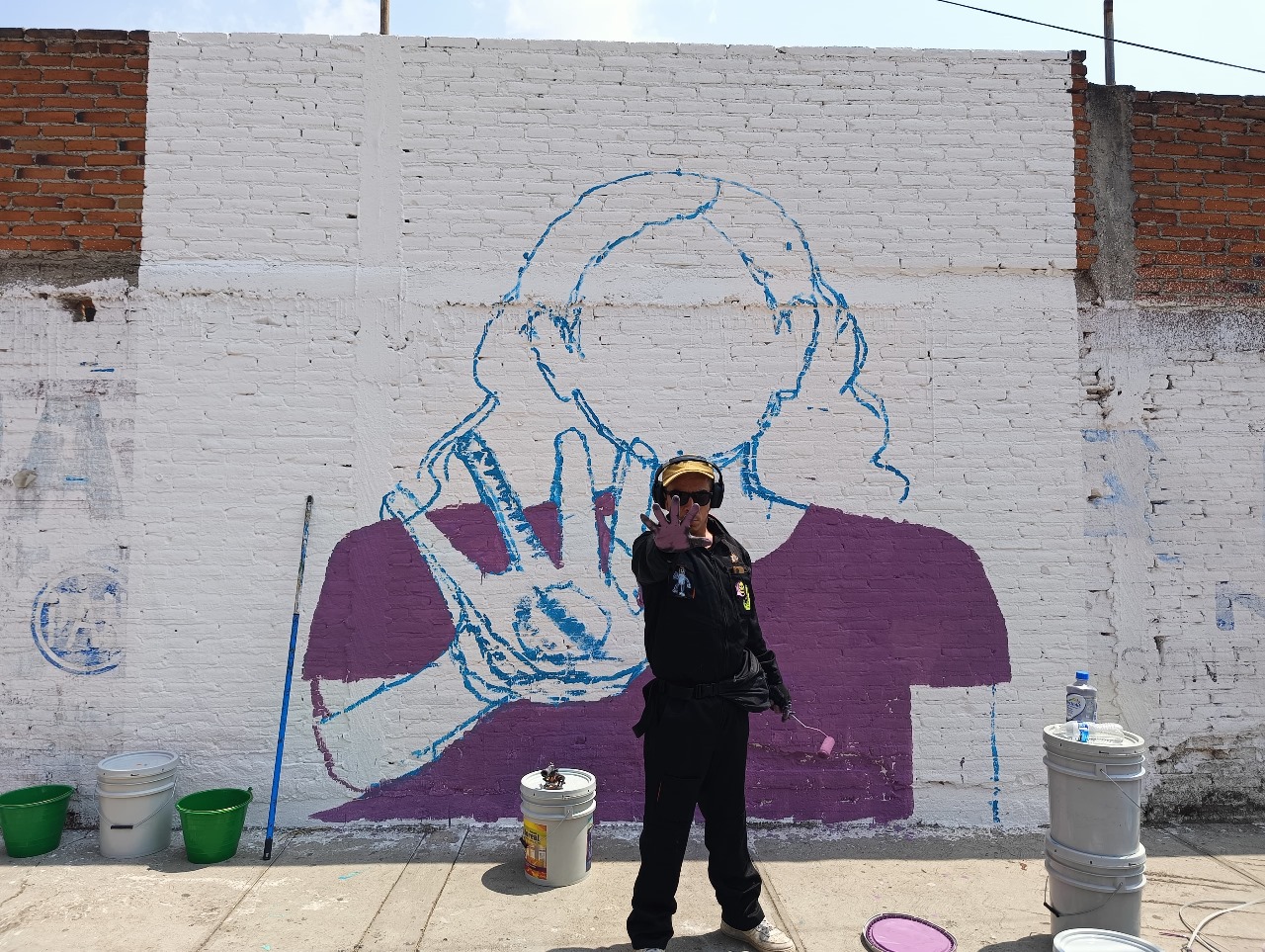 San Pedro Cholula se une a la lucha contra la violencia hacia las mujeres con murales conmemorativos