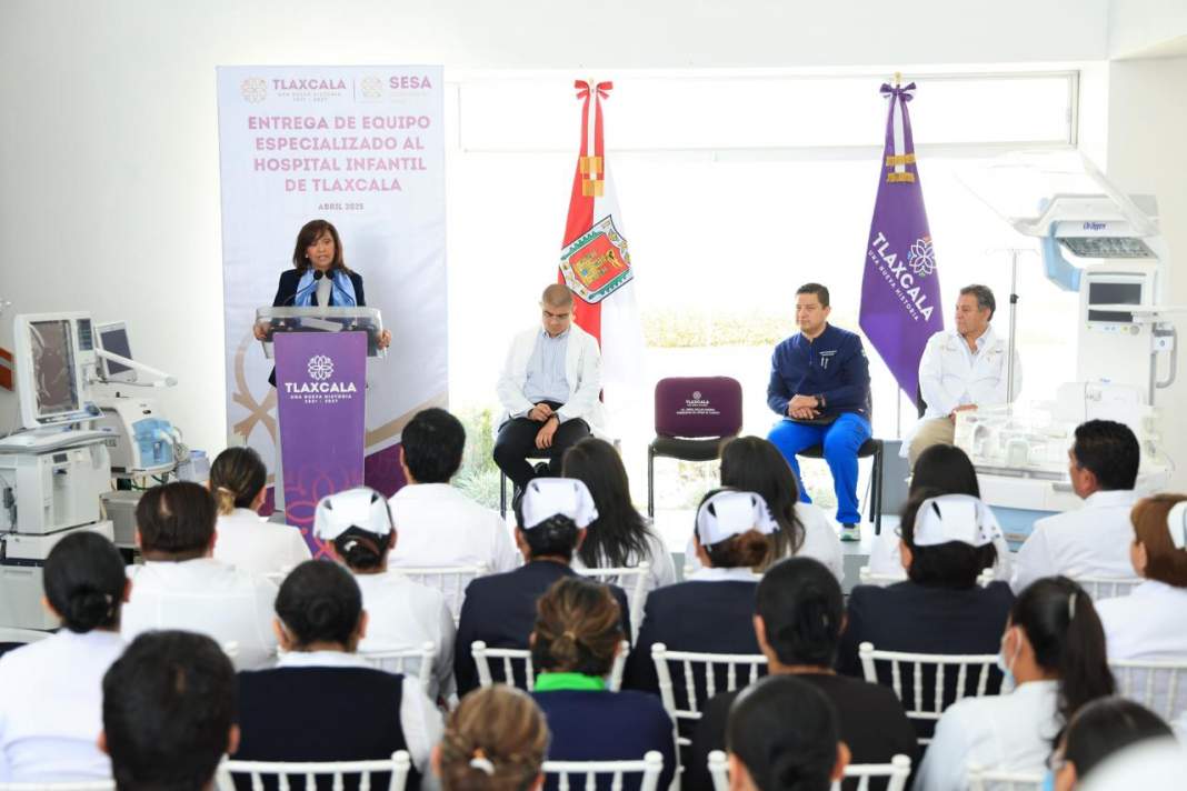Lorena Cuéllar fortalece el Hospital Infantil de Tlaxcala con nueva tecnología