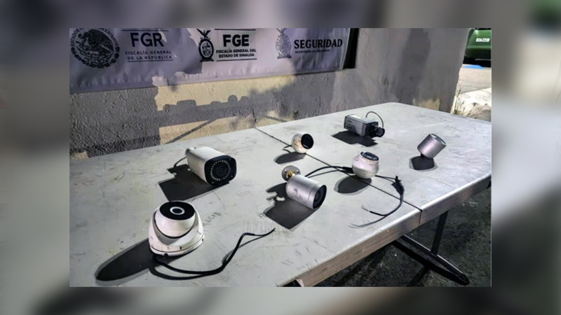 Retiran más de 2,000 cámaras de videovigilancia clandestinas en Sinaloa
