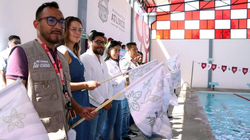 Ariadna Ayala anuncia la construcción de una nueva alberca en Atlixco