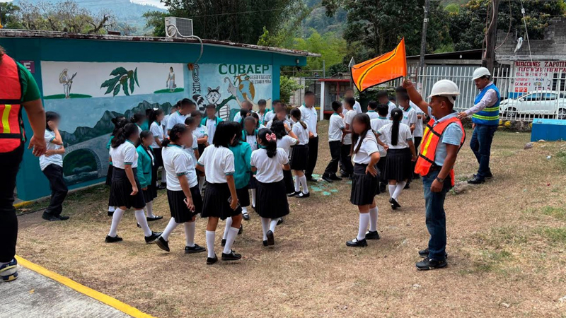 COBAEP fortalece la prevención con más de 29 mil participantes en simulacro
