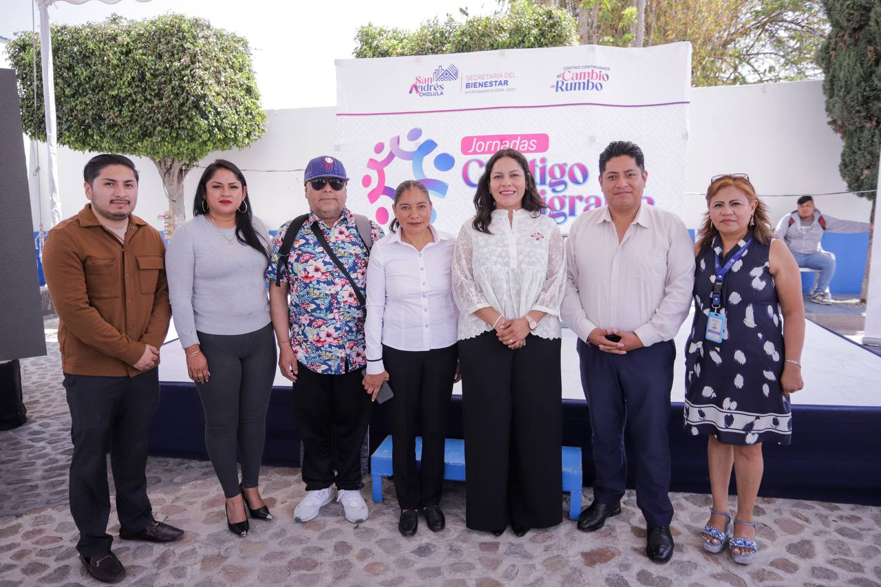 Encabeza Lupita Cuautle quinta jornada “Contigo Migrante” en Tonantzintla